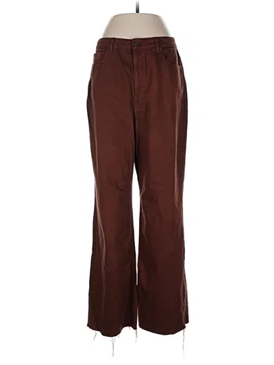 Pre-owned Garage Jeans In Brown