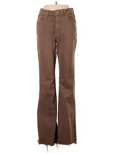 Pre-owned Garage Jeans In Brown