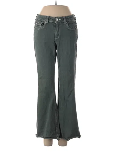 Pre-owned Garage Jeans In Green