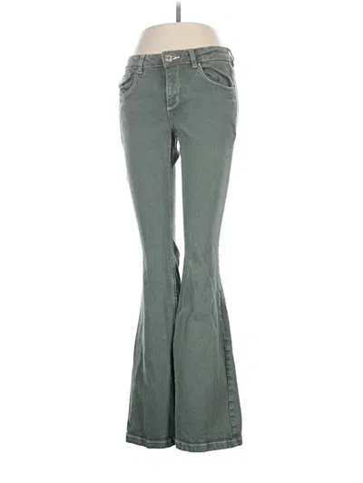 Pre-owned Garage Jeans In Green