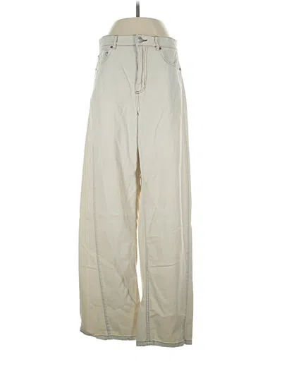 Pre-owned Garage Jeans In Ivory