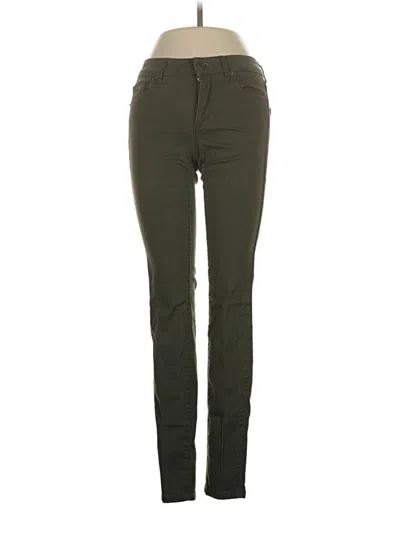 Pre-owned Garage Jeggings In Green