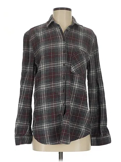 Pre-owned Garage Long Sleeve Blouse In Gray