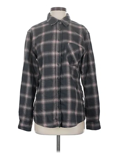 Pre-owned Garage Long Sleeve Blouse In Gray
