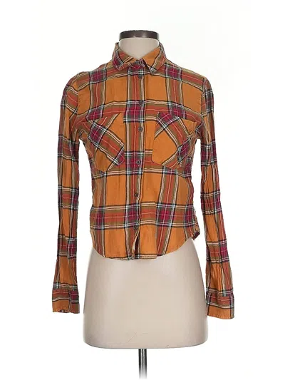 Pre-owned Garage Long Sleeve Blouse In Orange