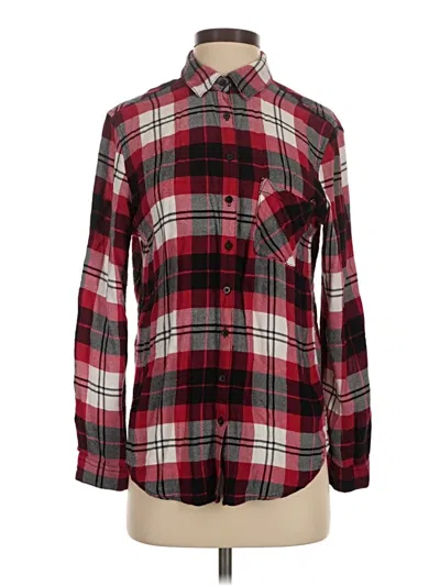Pre-owned Garage Long Sleeve Button Down Shirt In Red