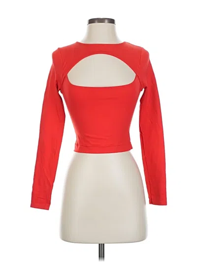 Pre-owned Garage Long Sleeve T-shirt In Red