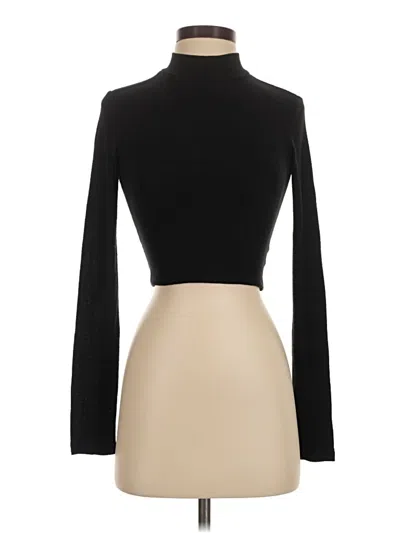 Pre-owned Garage Long Sleeve Top Black Turtleneck Tops