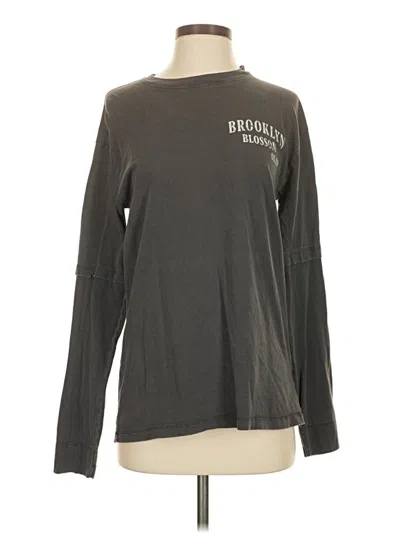 Pre-owned Garage Long Sleeve T-shirt In Gray