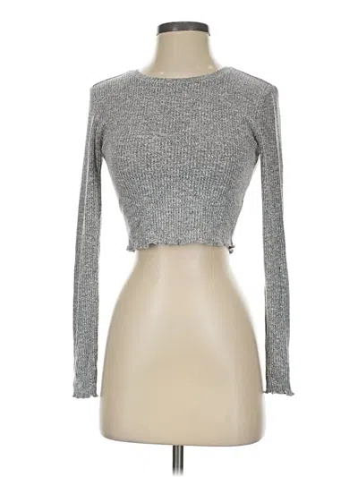 Pre-owned Garage Long Sleeve T-shirt In Gray