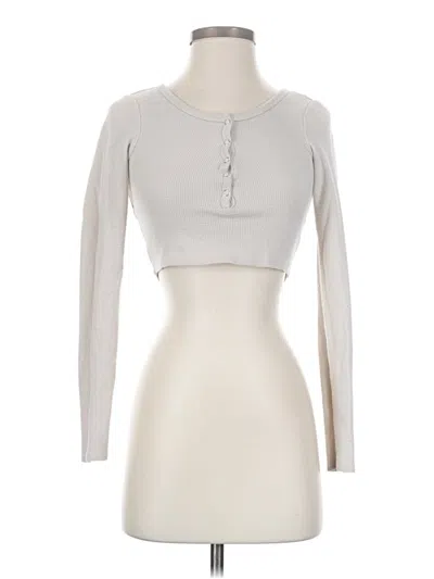 Pre-owned Garage Long Sleeve T-shirt In Ivory