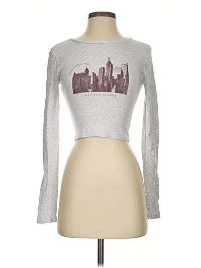 Pre-owned Garage Long Sleeve T-shirt In Silver