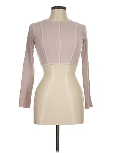 Pre-owned Garage Long Sleeve Turtleneck In Tan