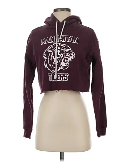 Pre-owned Garage Pullover Hoodie In Burgundy