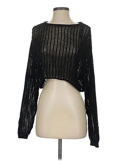 Pre-owned Garage Pullover Sweater In Black