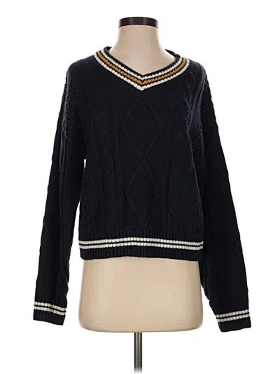 Pre-owned Garage Pullover Sweater In Black