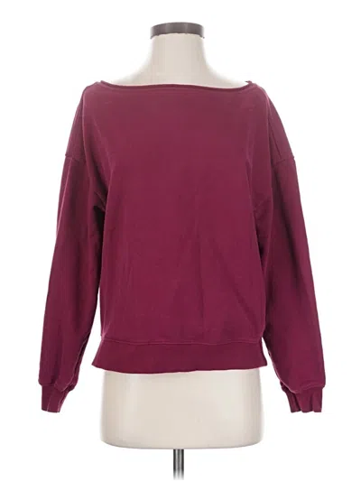 Pre-owned Garage Pullover Sweater In Burgundy