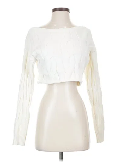 Pre-owned Garage Pullover Sweater In Ivory