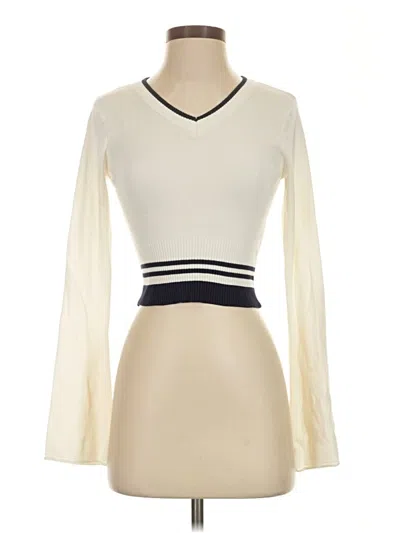 Pre-owned Garage Pullover Sweater In Ivory