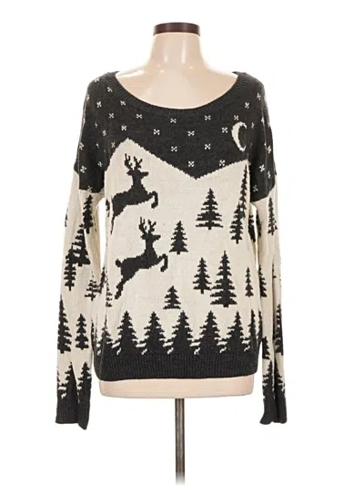 Pre-owned Garage Pullover Sweater In Ivory