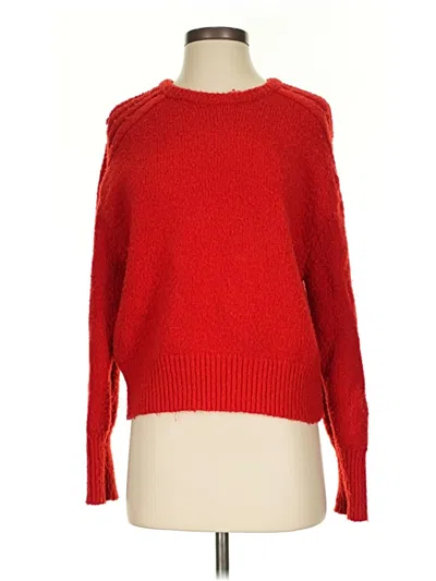 Pre-owned Garage Pullover Sweater In Red