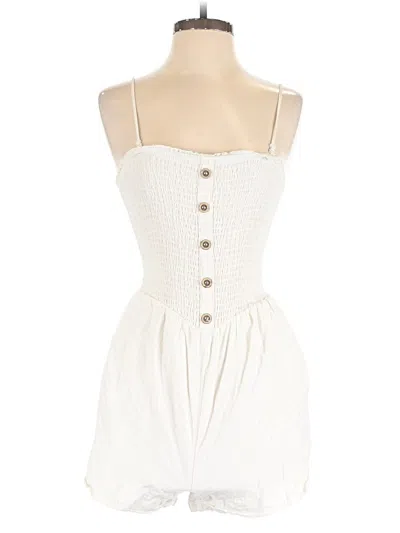 Pre-owned Garage Romper In Ivory