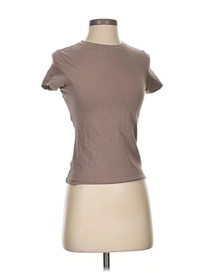Pre-owned Garage Short Sleeve T-shirt In Brown
