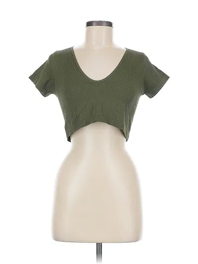 Pre-owned Garage Short Sleeve T-shirt In Green