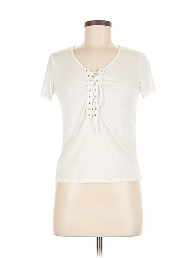 Pre-owned Garage Short Sleeve T-shirt In White