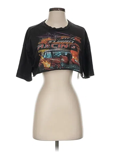 Pre-owned Garage Short Sleeve T-shirt In Black