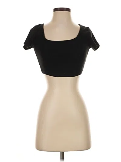 Pre-owned Garage Short Sleeve T-shirt In Black