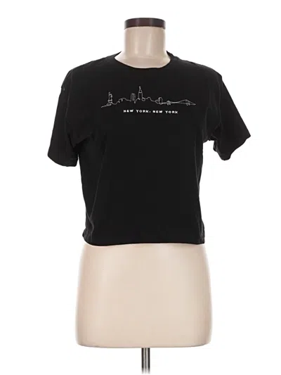 Pre-owned Garage Short Sleeve T-shirt In Black