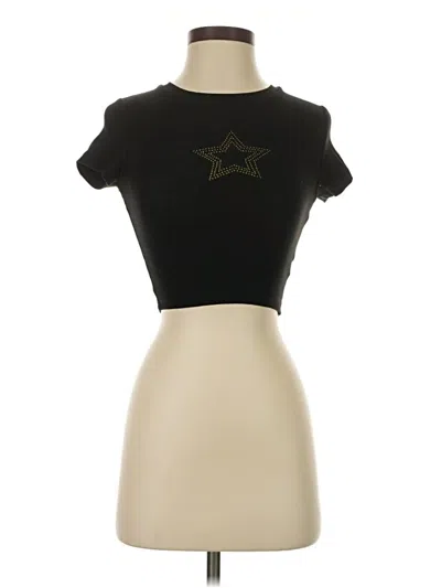 Pre-owned Garage Short Sleeve T-shirt In Black