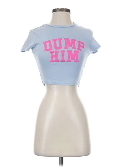 Pre-owned Garage Short Sleeve T-shirt In Blue