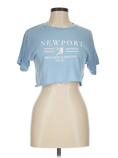 Pre-owned Garage Short Sleeve T-shirt In Blue
