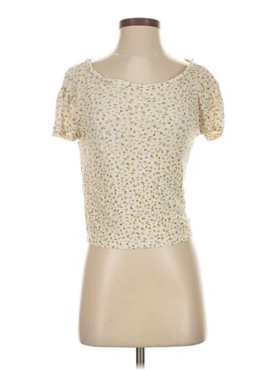 Pre-owned Garage Short Sleeve T-shirt In Gold