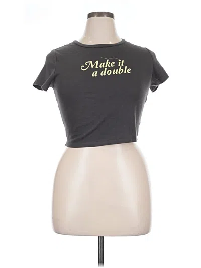 Pre-owned Garage Short Sleeve T-shirt In Gray