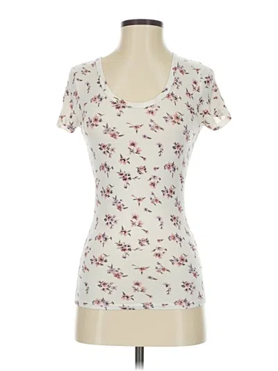 Pre-owned Garage Short Sleeve T-shirt In Ivory