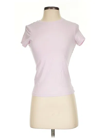 Pre-owned Garage Short Sleeve T-shirt In Pink