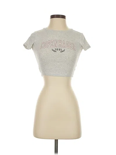 Pre-owned Garage Short Sleeve T-shirt In Silver