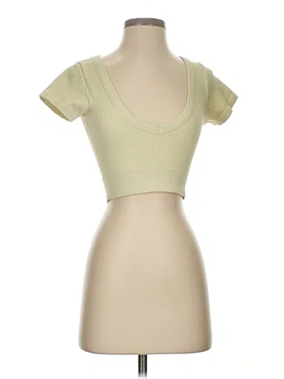 Pre-owned Garage Short Sleeve T-shirt In Tan