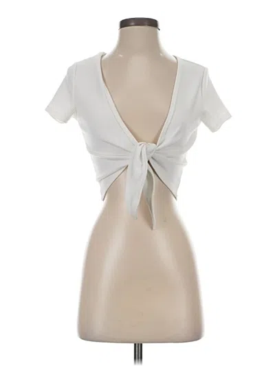 Pre-owned Garage Short Sleeve T-shirt In White