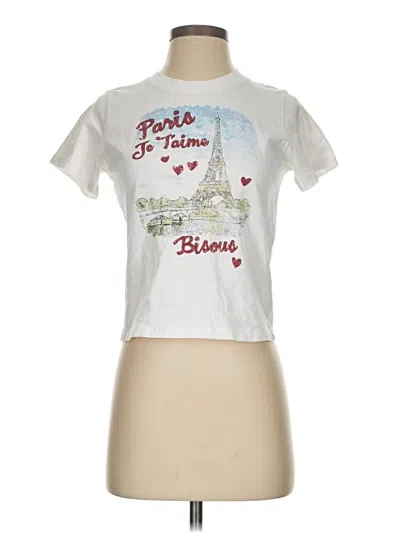 Pre-owned Garage Short Sleeve T-shirt In White