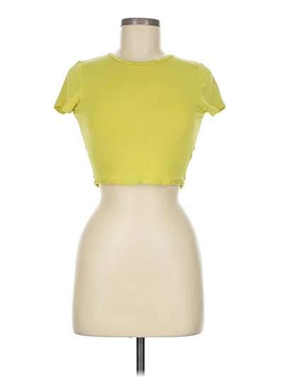 Pre-owned Garage Short Sleeve T-shirt In Yellow