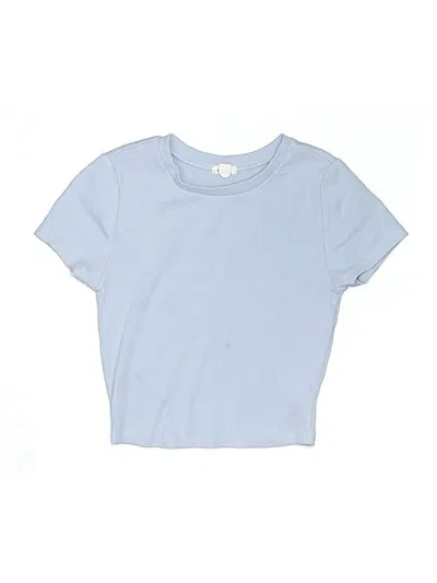Pre-owned Garage Short Sleeve Turtleneck In Blue