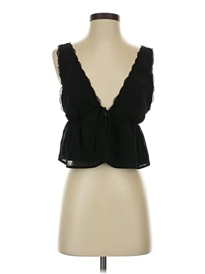 Pre-owned Garage Sleeveless Blouse In Black