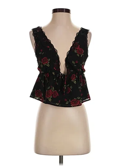Garage Sleeveless Blouse In Black