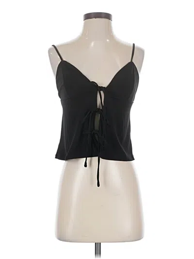 Pre-owned Garage Sleeveless Blouse In Black