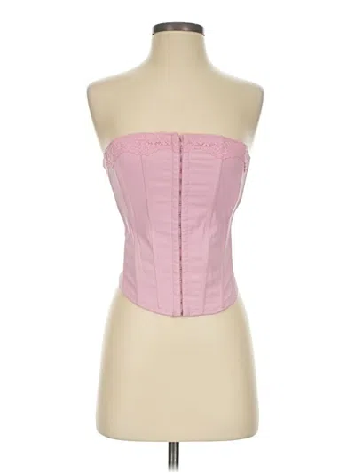 Pre-owned Garage Sleeveless Blouse In Pink