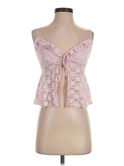 Pre-owned Garage Sleeveless Blouse In Pink